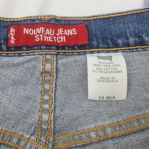 Levi's Womens Nouveau Stretch Capri Jeans Size 14 Mis - Picture 8 of 14
